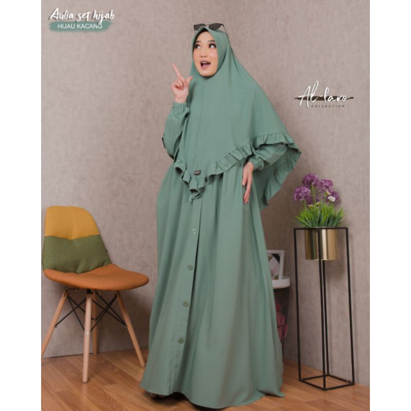 GAMIS AULIA SET HIJAB ORI ALFARO