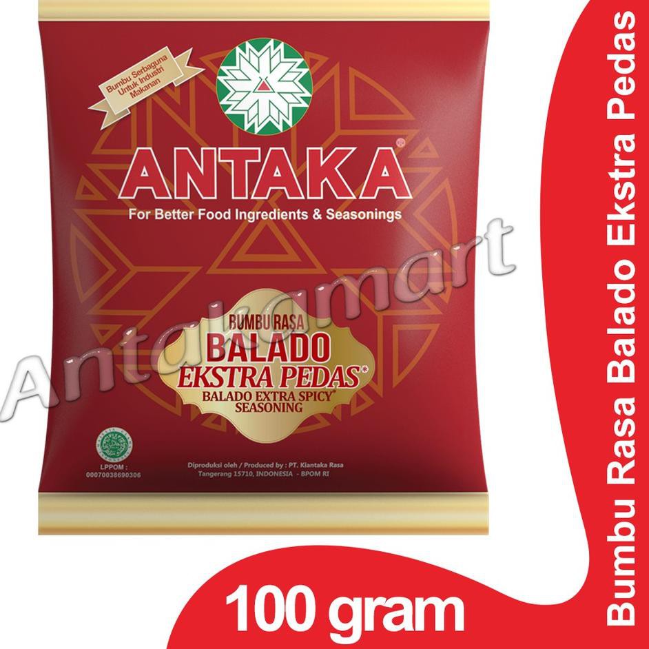 

SH5★ BUMBU TABUR / BUMBU SERBAGUNA ANTAKA PREMIUM 100g : Rasa BALADO EXTRA PEDAS Paling Baru
