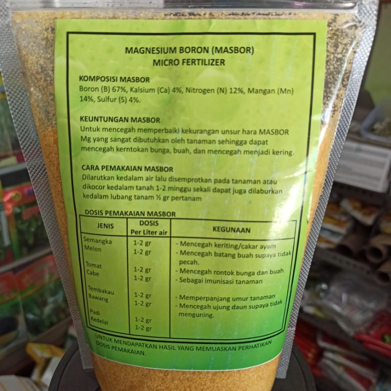 MASTER BORON KUNING MICRO FERTILIZER 1 KG