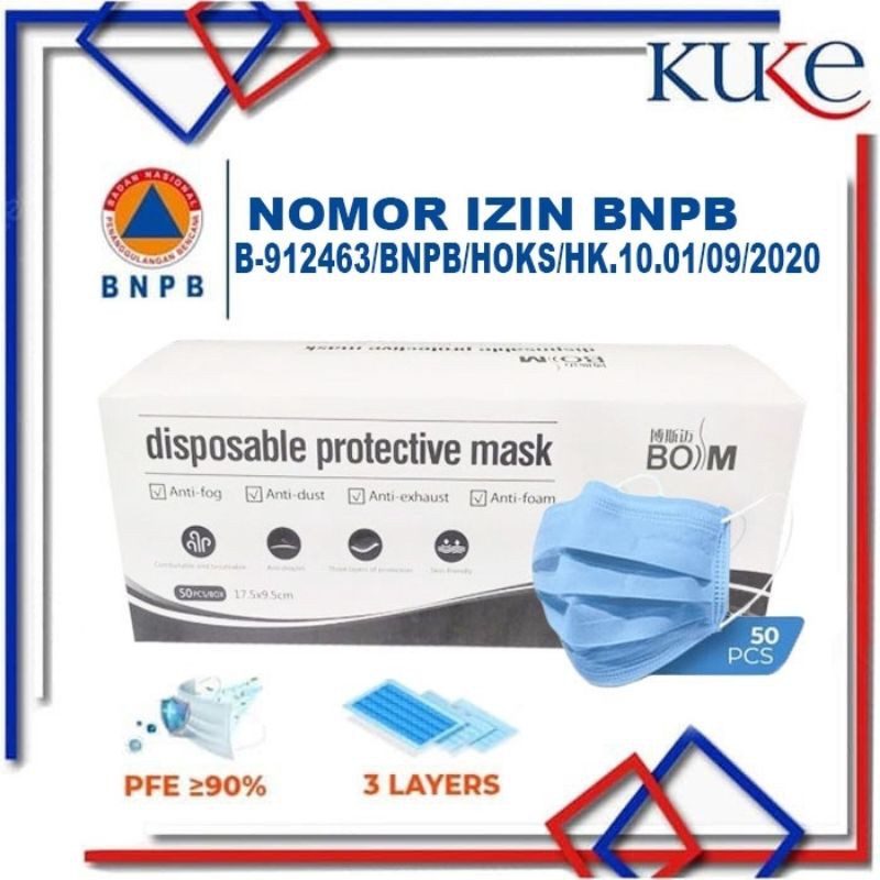 masker medis 1 Box 50 pcs