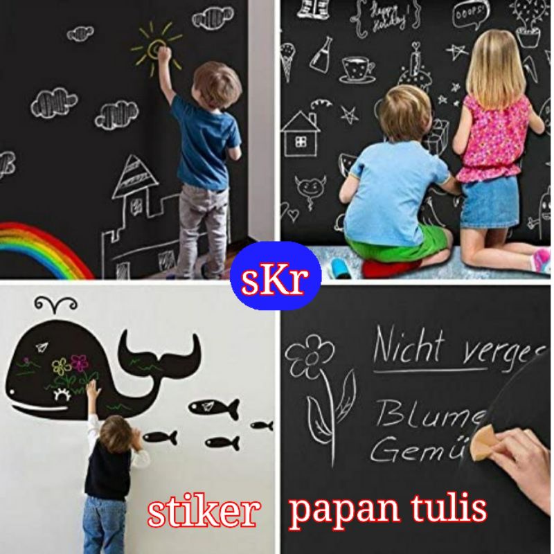 PAPAN TULIS/STIKER PAPAN TULIS/PAPAN TULIS HITAM
