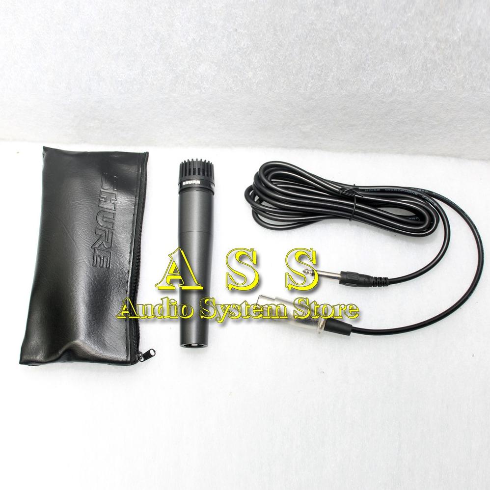 Mic Kabel Sm 57 / Professional Microphone Instrumen Cable Shure Sm57 / Mic Vocal Sm-57 / Mic Gendang