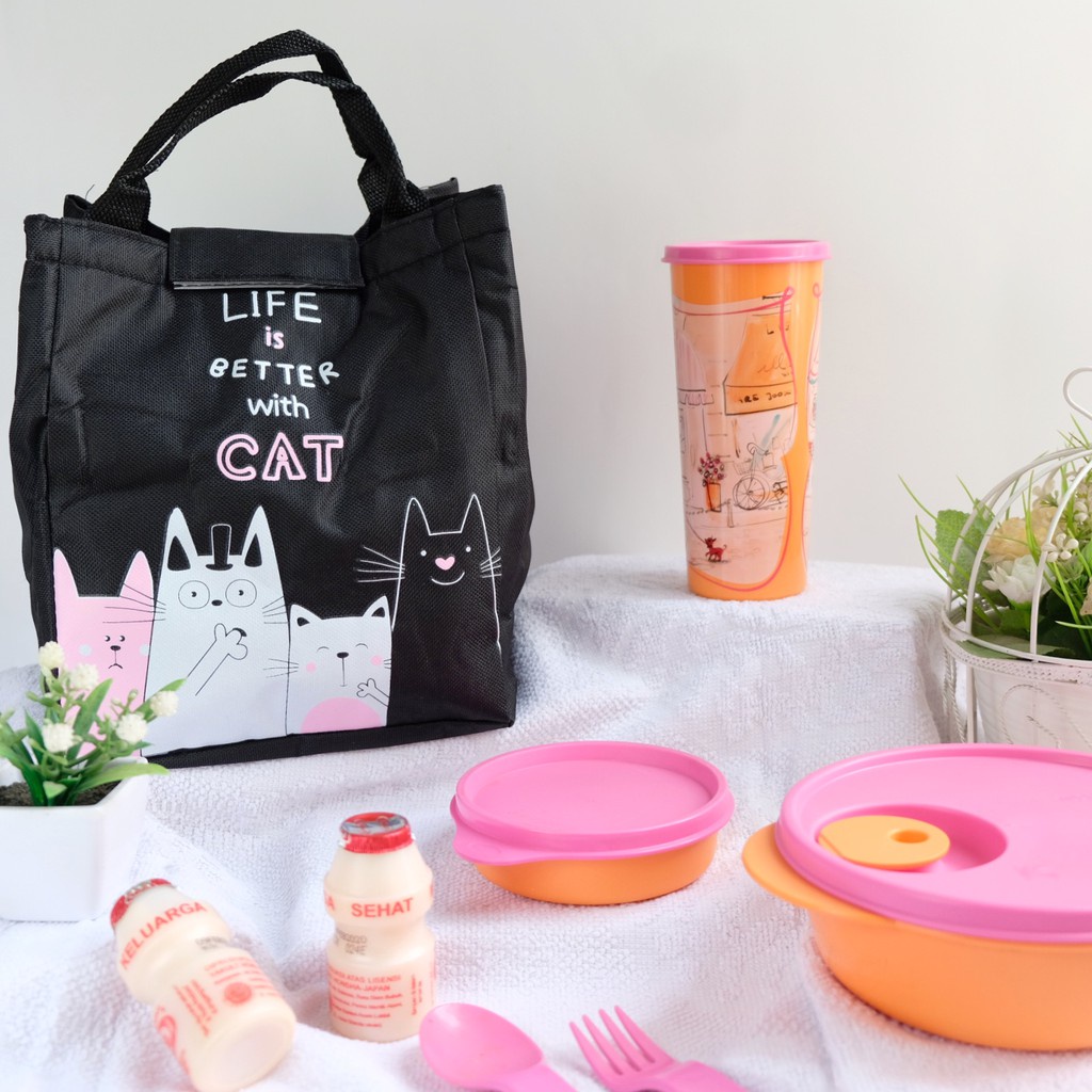 MUAT YOYEE!!  Tas Bekal Lunch Bag Aluminium Pony unicorn lunch bag anak laki laki perempuan IMPORT