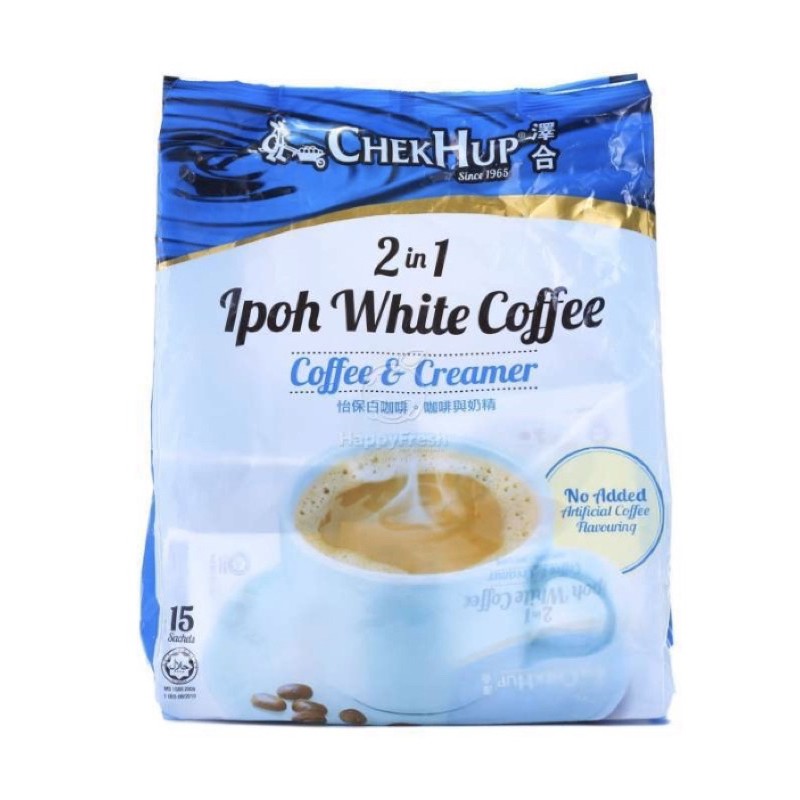 

Check hup white coffee no sugar added 15 sachet 450 gr