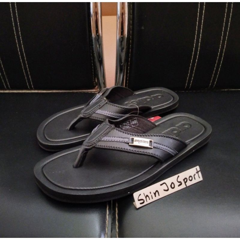 SANDAL PRIA ARDILES ORIGINAL SENDAL KULIT SINTETIS MODEL JEPIT EKRON HITAM MURAH DEWASA LEATHER LAKI