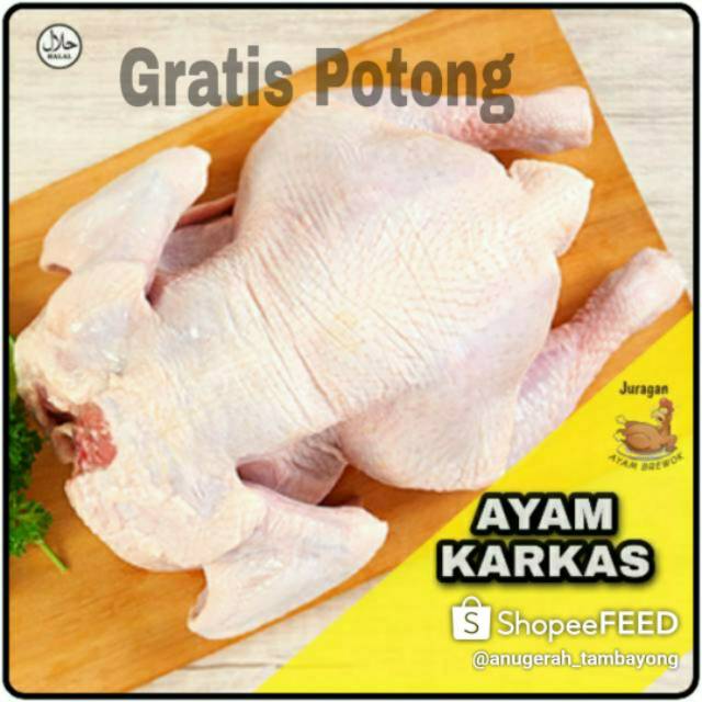 Ayam Karkas 05 Sd 1 1kg Ayam Potong Ayam Segar Ayam Utuh Ayam Frozen Ayam Beku Karkas Frozen Indonesia