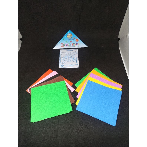 

KERTAS.WARNA.KERTAS.ORIGAMI.KERTAS.LIPAT.UK.10X10.CM.isi.50.set.10.wana