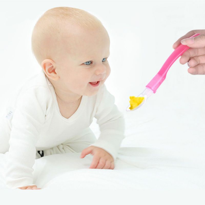 Sendok Makan Bayi Lentur Silicone Safety Spoon