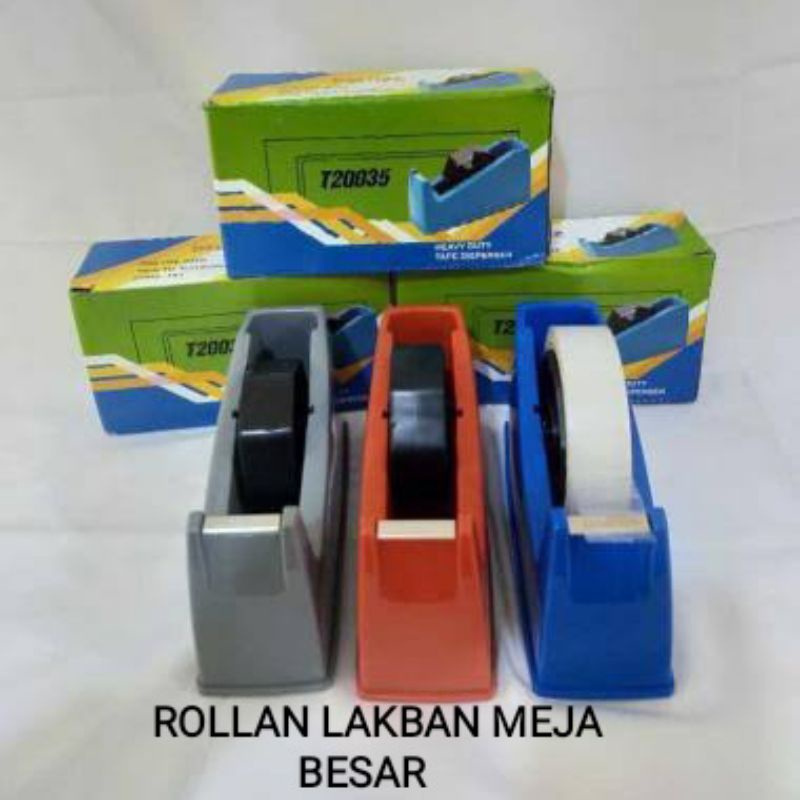 

Tape Cutter Pemotong Lakban Rollan Lakban Meja Besar dan Kecil Dispenser Lakban Meja Berkualitas