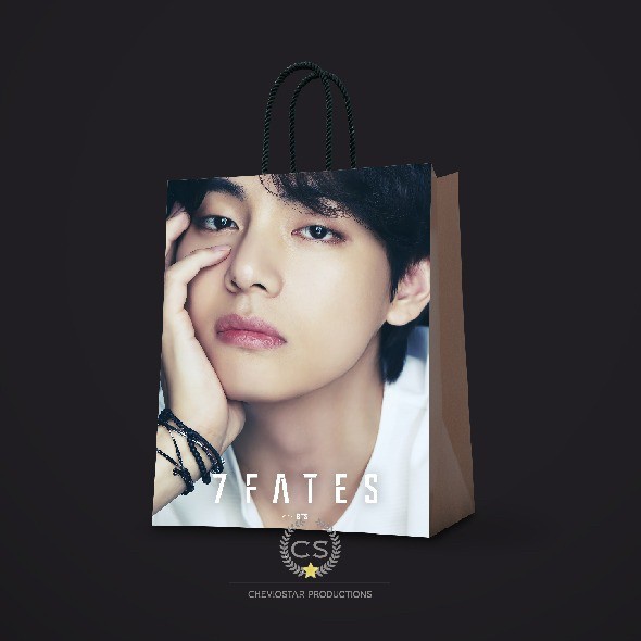 

Terlaris Paper bag 7 fates BTS merch Goodie bag Tas kado Bt21 Tas kertas - 1, M
