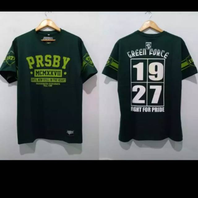 Kaos psby persebaya 1927 ijo army L