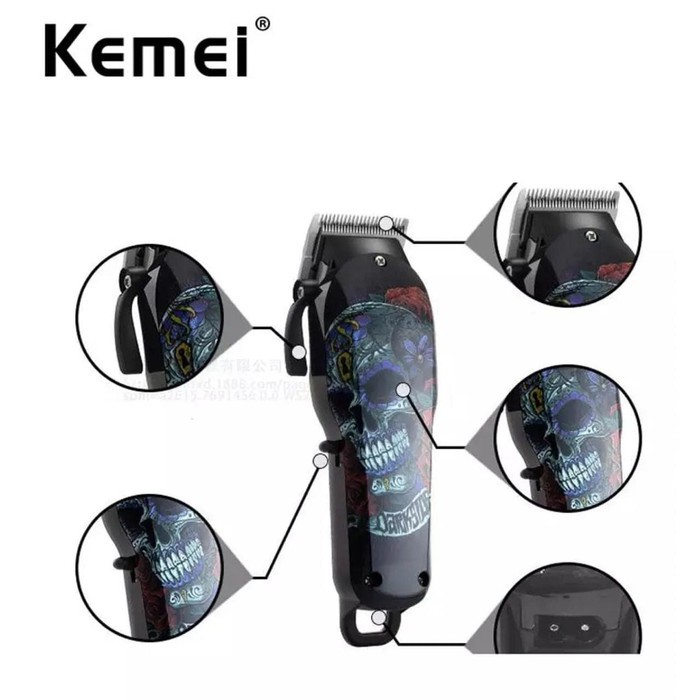 KEMEI 735 HAIR CLIPPER PROFESIONAL CORDLESS KEMEI KM735 KM-735 ORIGINAL