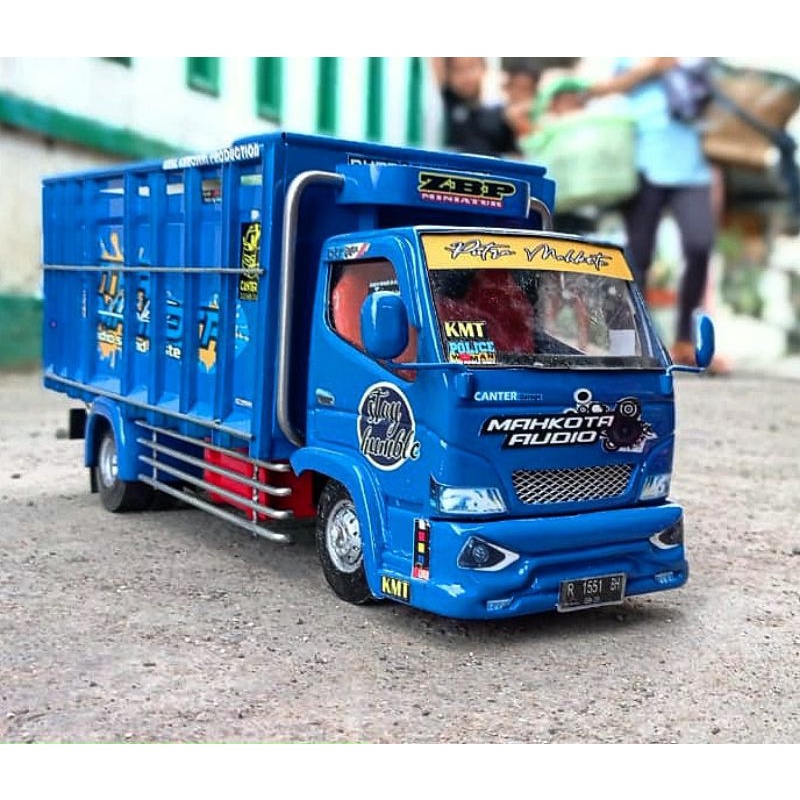 TRUK OLENG KAYU ASLI BISA BELOK UKURAN JUMBO MINIATUR TRUCK
