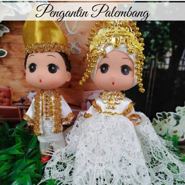 Boneka pengantin adat / tradisional nusantara