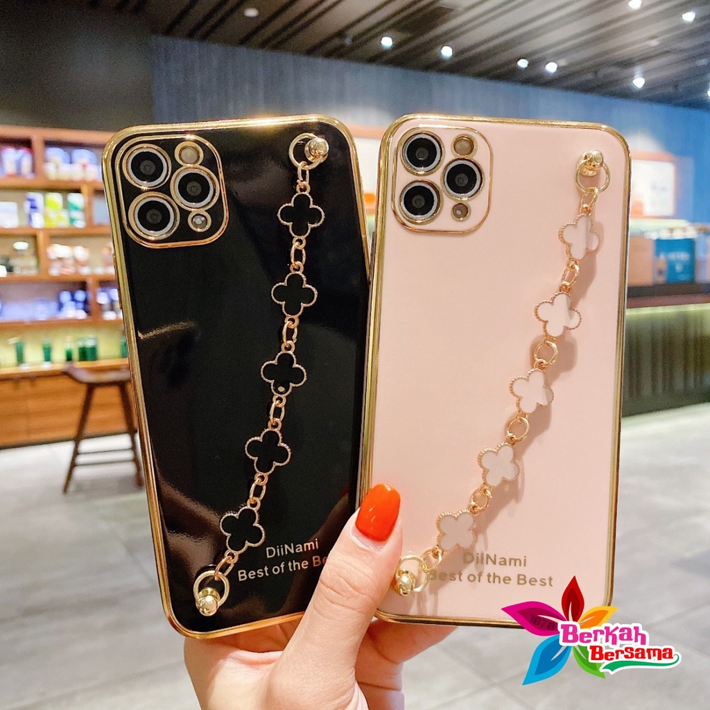 Y011 SOFTCASE SHINE RANTAI PLATING CASE RANTAI DIINAMI IPHONE 6G 6+ 7G 8G SE 2020 7+ 8+ X XS MAX XR 11 12 PRO MAX  PLUS BB5824