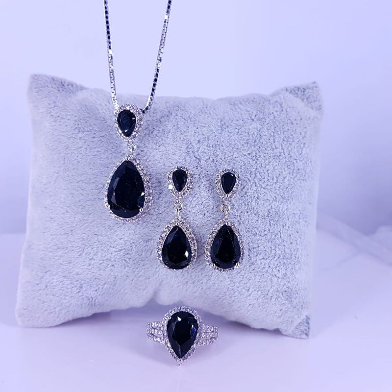 Replika se perhiasan mata swarovski lapis emas,mewah awet