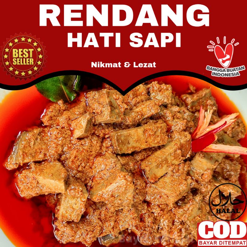 

Rendang Hati Ati Sapi Enak Pedas Makanan Instan Siap Saji / Bukan Rendang Gadih