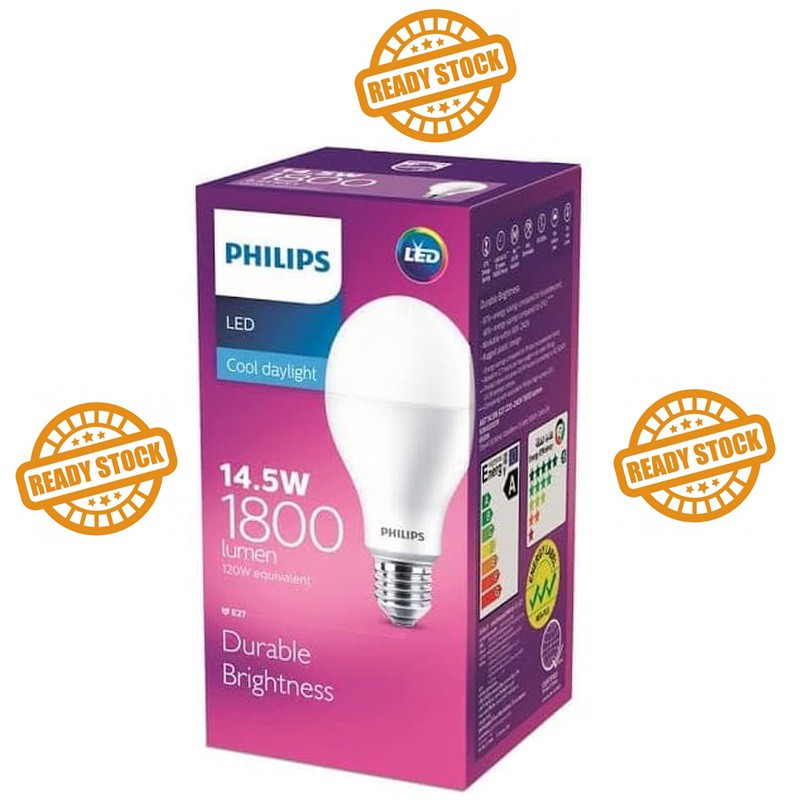 Lampu Philips LED 14.5 Watt Putih - LED 14.5W 14.5Watt - Murah Original Bergaransi 14.5 W 14,5 14,5W