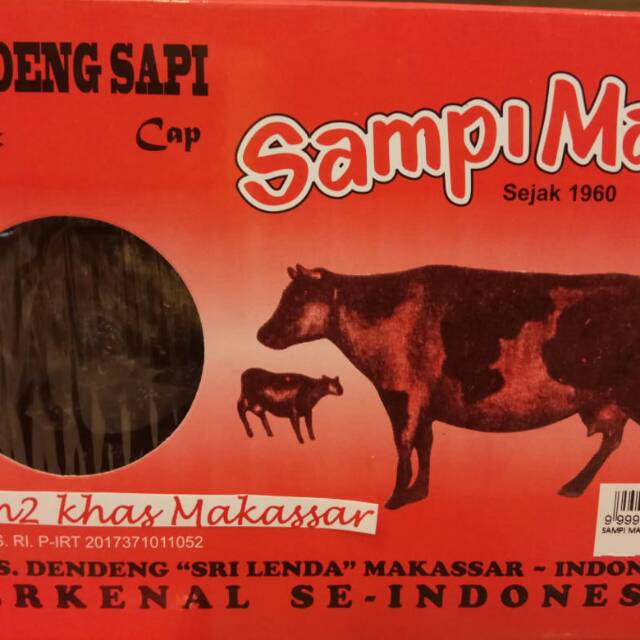 

Dendeng sapi cap Sampi Mas serat besar 200 gr