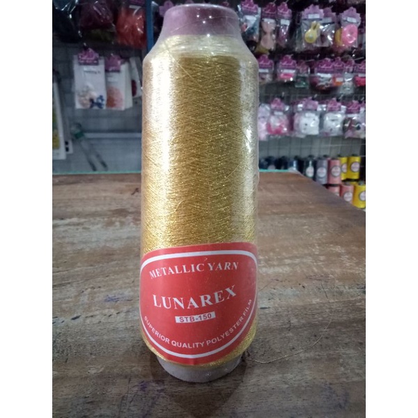 Benang lunarex/metallic yarn