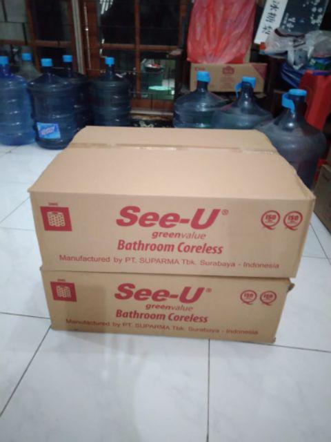 Tissue Roll / Tissue See-u / Bathroom Coreless 1dos Gojek Grab Only!
