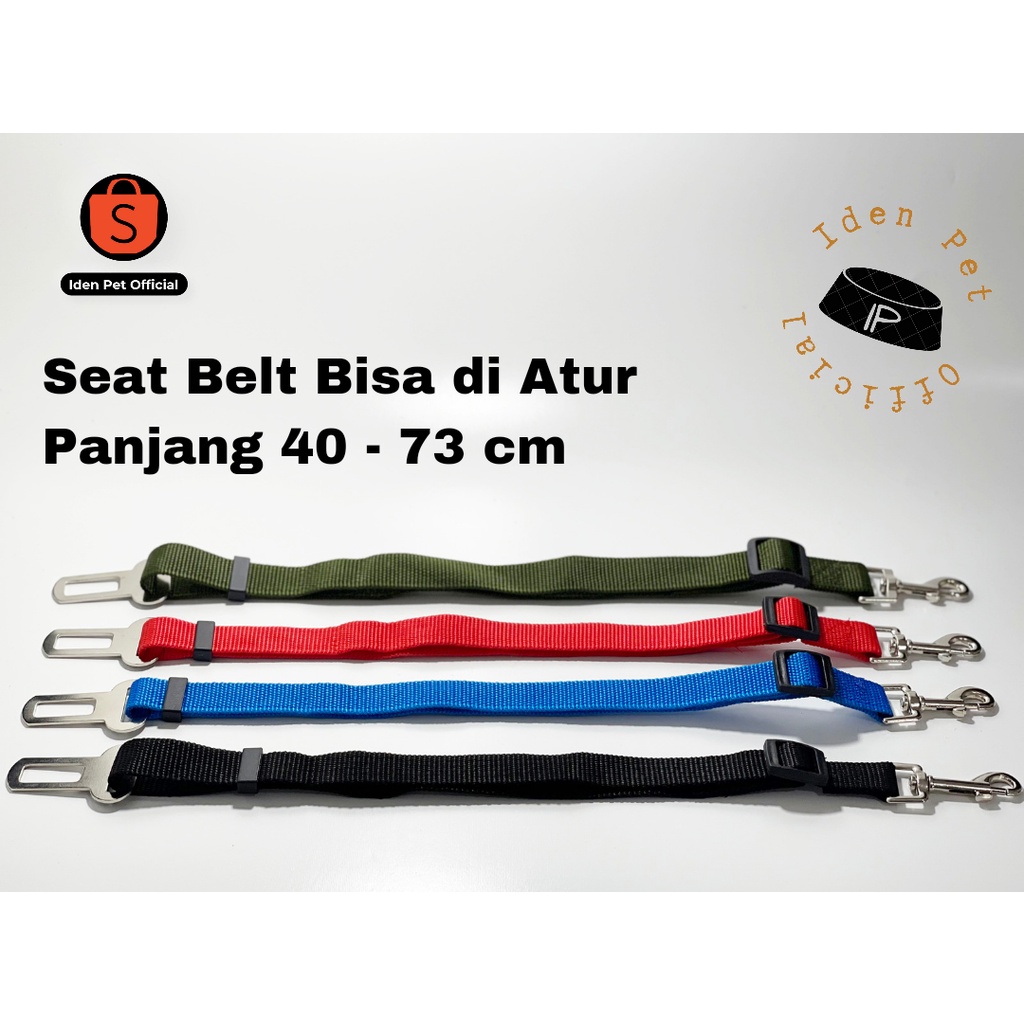 Tali Seat Belt Anjing Besar Sabuk Pengaman Kucing Kecil di Mobil Dog Cat Car Belt