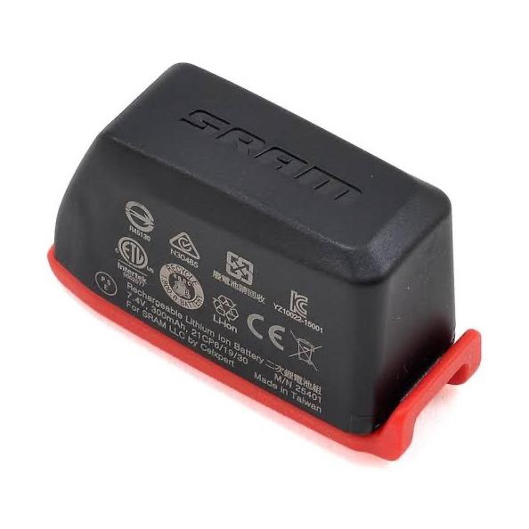 SRAM ETAP BATTERY QTY 1 EACH RED 00.3018.102.000 batterai sram etap