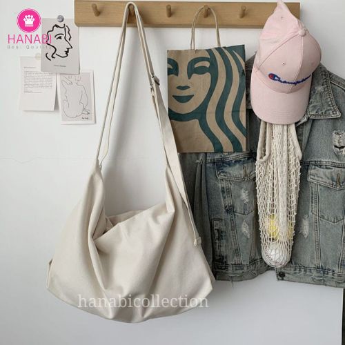 HANABI - Tas selempang / totebag MICELA tas cewe / tas cowo casual