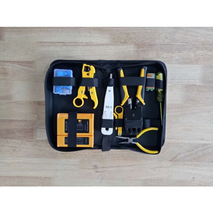 Tang - Crimping Tools Set Tang Crimping Rj45 Rj11 Lan Cable Tester Lan