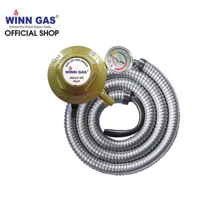 New / Winn Gas Paket Regulator Selang Flexible W118m / Barang Berkualitas