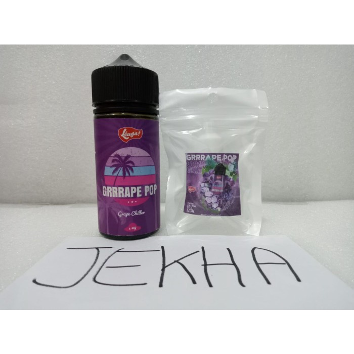 ecer eceran ketengan INDO BREW LEUGA GRAPE GRRRAPE POP 3MG 6MG liquid