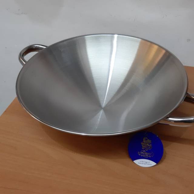 Bima Wajan 30 cm Element Kuali Penggorengan Stainless SUS 304