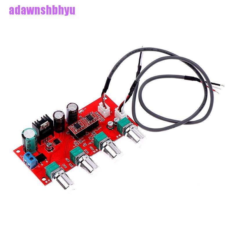 Ad828 Papan amplifier Preamp HIFI Stereo Kontrol volume Nada