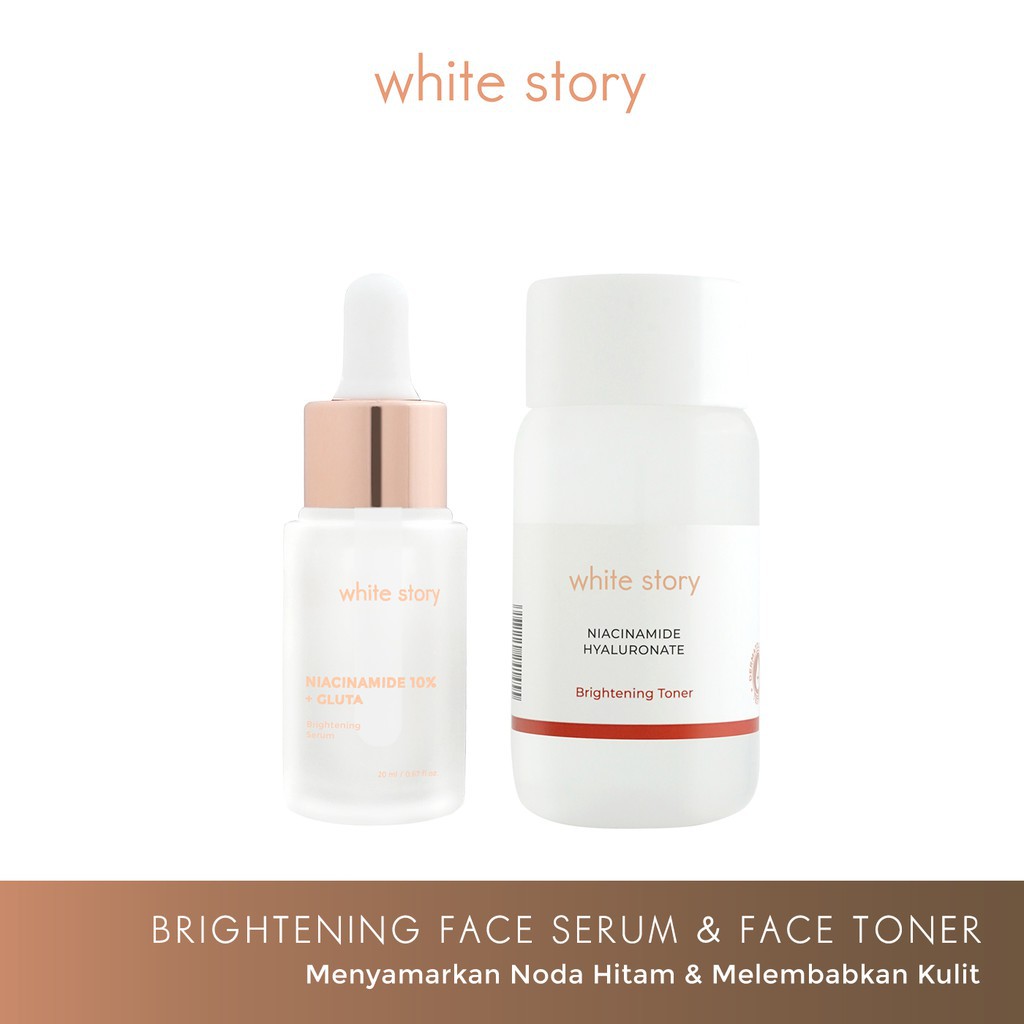 White Story Brightening Face Serum &amp; Face Toner