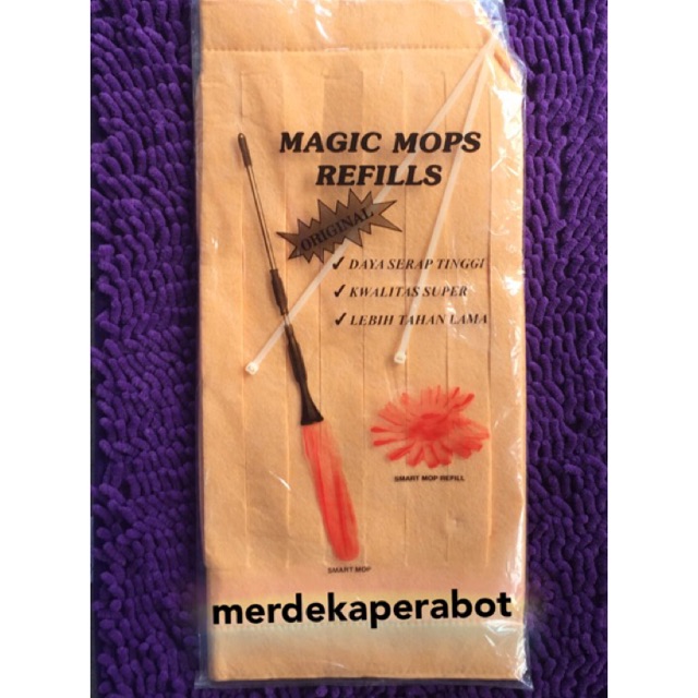 Refill Kain Pel Kuning Magic Mop Smart Mop Shopee Indonesia