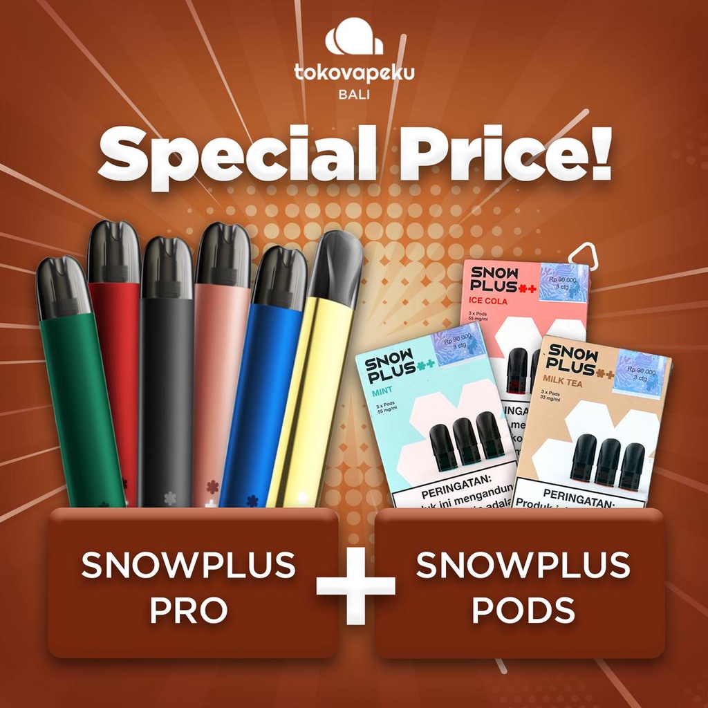 POD SNOWPLUS PRO DEVICE SNOWPLUS PODS AUTHENTIC by SNOWPLUS