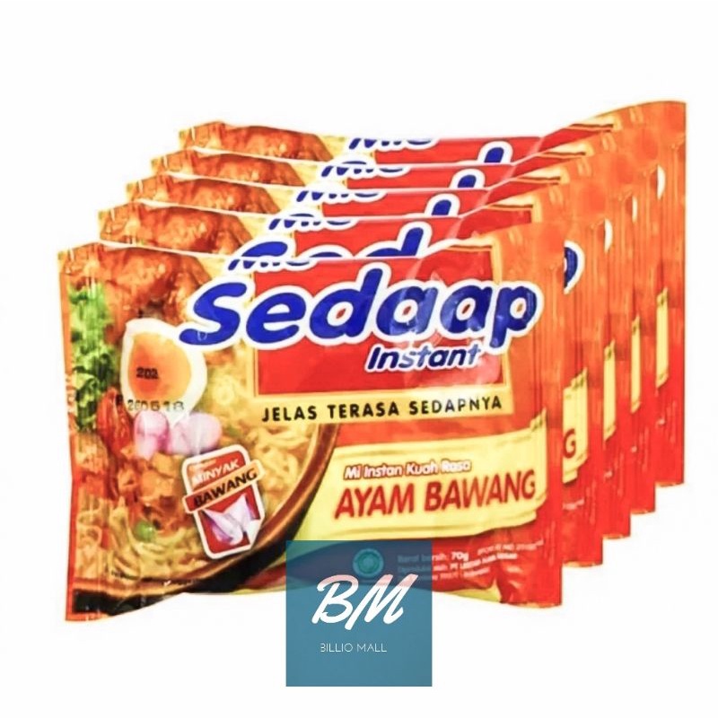 

Mie Sedaap Ayam Bawang 5 Pcs / Mie Sedap Ayam Bawang 5 x 70 gr / Misedap Ayam Bawang 5 x 70 gr