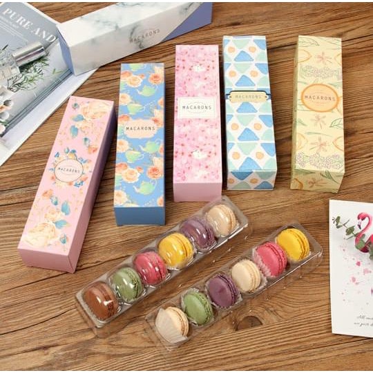 

Macaron Mini 1 Box Isi 6 Pcs (Medium 2.5 cm), Kotak Mochi Motif, Gift, Hampers, Packaging | MB01