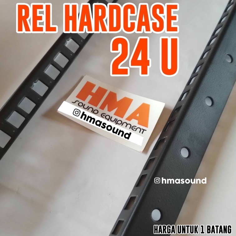 Besi Siku Lubang Rak Racklist Rel Hardcase 24U