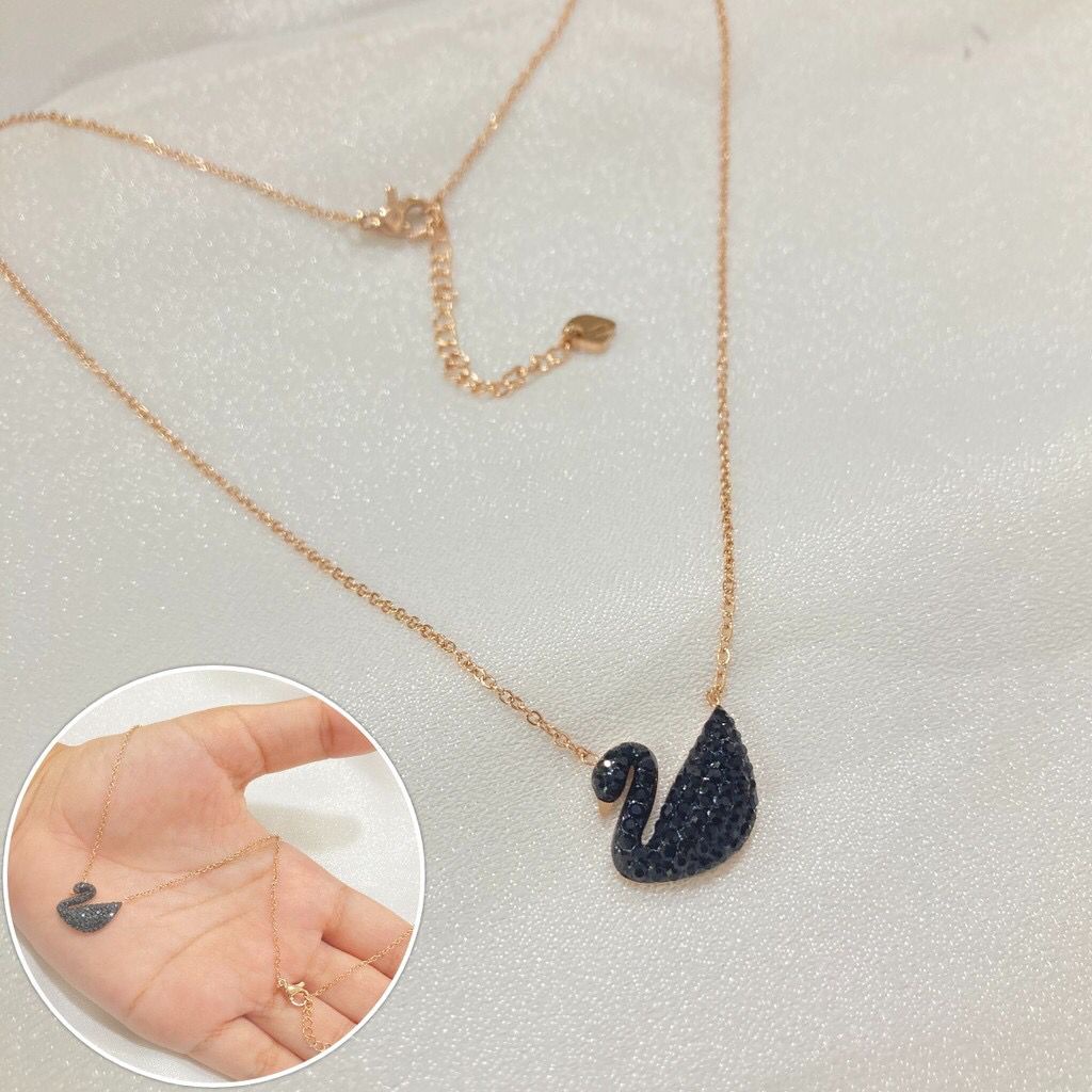 Kalung Angsa Titanium Premium Import Aksesoris Fashion wanita Korea Simple Mewah Elegan anti Karat  Aksesoris Wanita Perhiasan Korea  Perhiasan wanita /  Kalung  wanita terbaru kekinian /  Kalung  emas wanita /  Kalung  tangan wanita / Gelang wanita korea