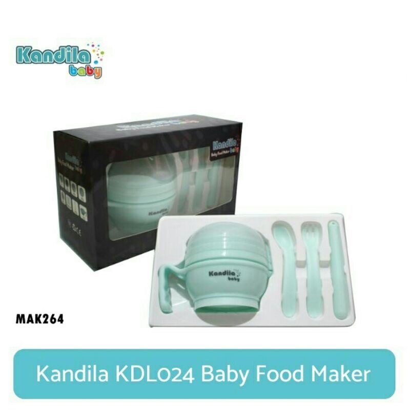 Kandila Baby Food Maker KDL024 Mangkok Penghalus Makanan Mpasi Bayi Set dengan Saringan