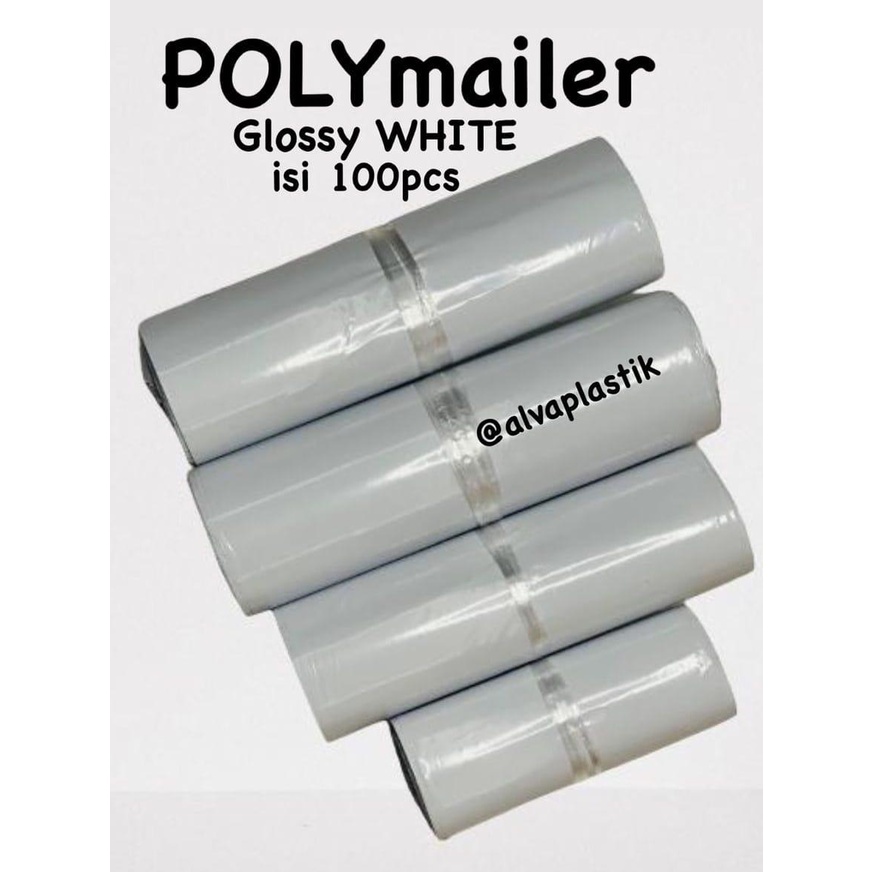 

Plastik POLYMAILER Grosir Putih - Plastik Packing POLYMAILER White Smi Glossy