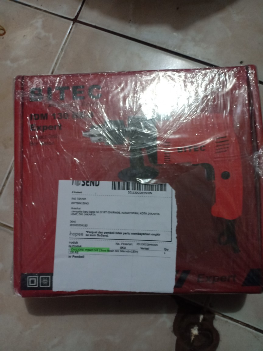 Bitec Idm130re Impact Drill 13mm Mesin Bor Idm 130 Re