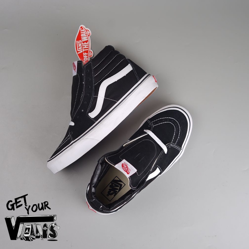 Vans Sk8 Hi Black White Original 100% Bnib