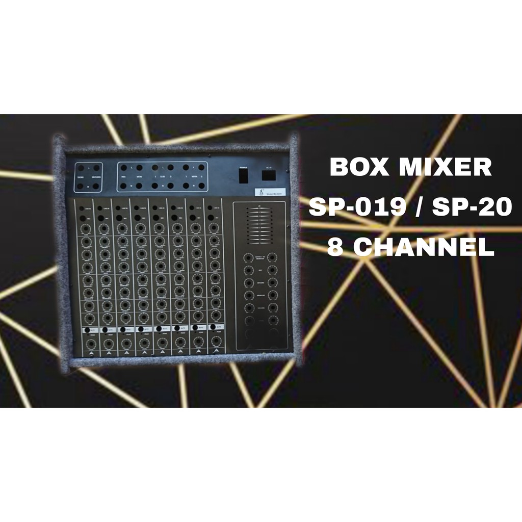 BOX MIXER SP-019 / SP-020 8 CHANNEL