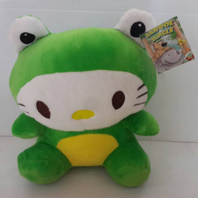 Boneka Hello Kitty Sanrio Kostum Kodok