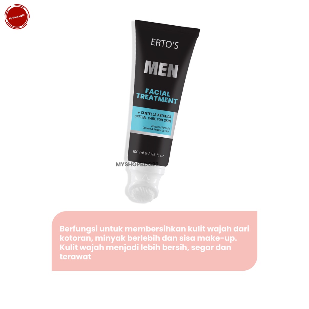 Facial Treatment For Men With Centella Asiatica 100ml Skincare Perawatan Kulit Wajah Pria By Myshopbdg22