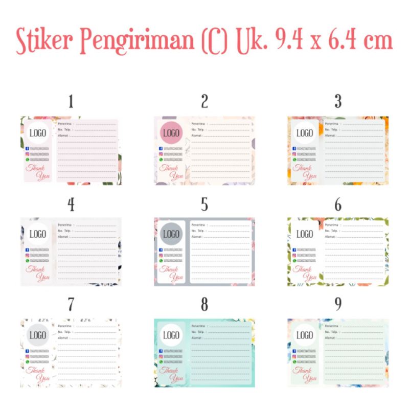 

Sriker Pengiriman Costum