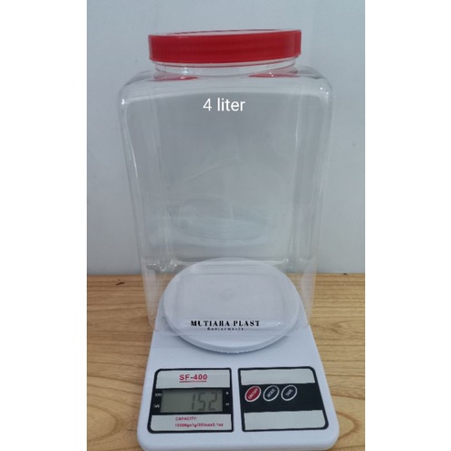 TOPLES 4 LITER / TOPLES PLASTIK 4 LITER + TUTUP