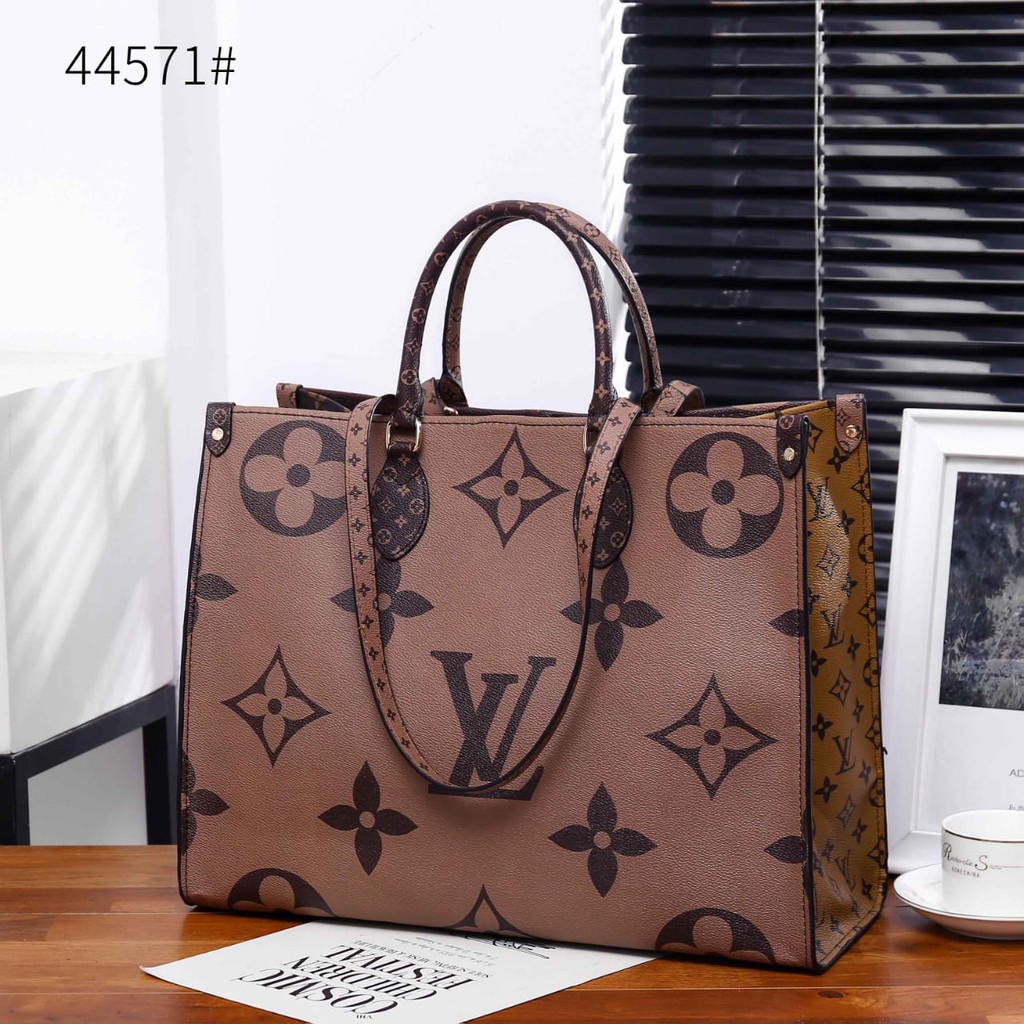TERBARU ++ TAS WANITA LV onthego Jungle 44571F